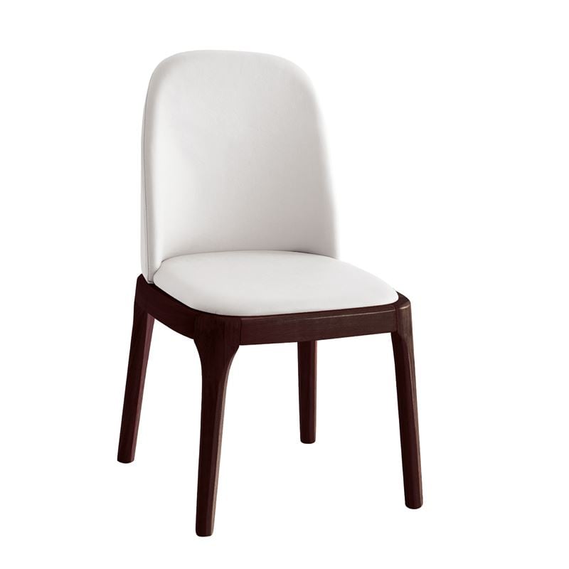 Стол, VISTA, Кремав, Изкуствена кожа, 49х52х87см.