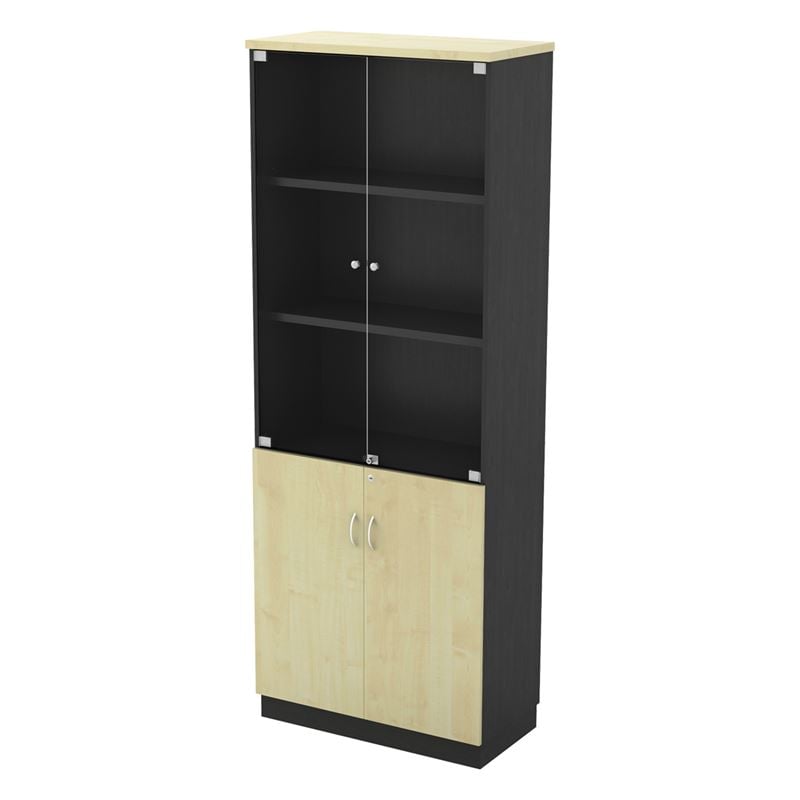 Библиотека, Ε-00019949, Натурален, Пдч, 80х40х211см.