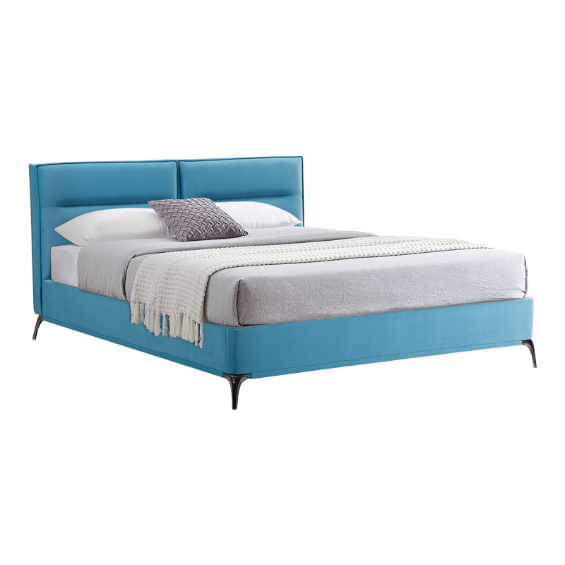 Легло, Ikina, Тюркоаз, Кадифе, 160х200см.