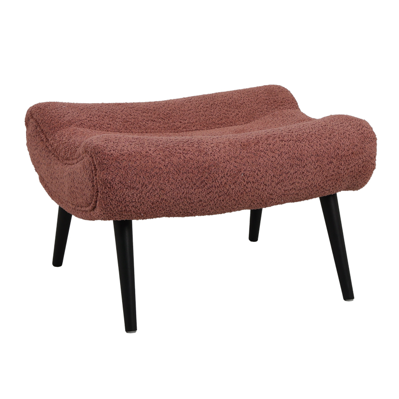 Табуретка, Silla, Розов, Текстил, 68х58х40см.