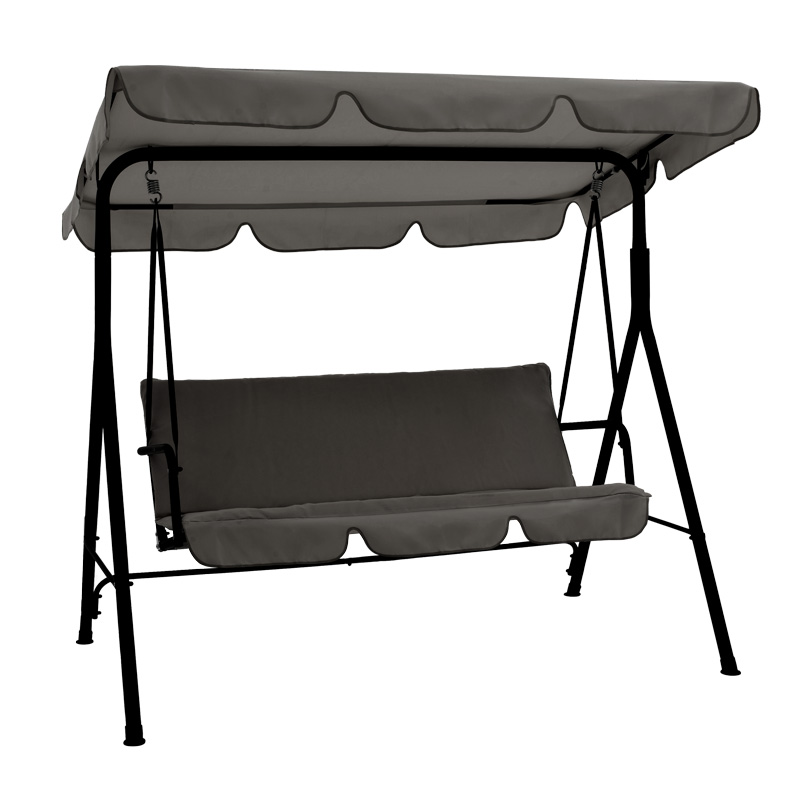 Градинска люлка, Globo, Сив, Текстил, 170х110х153см.