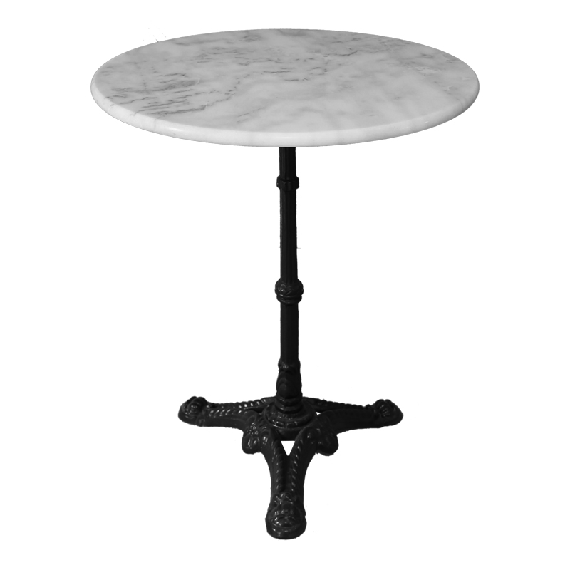 Градинска маса, Ankara, Бял, Мрамор, 60х70.8см.