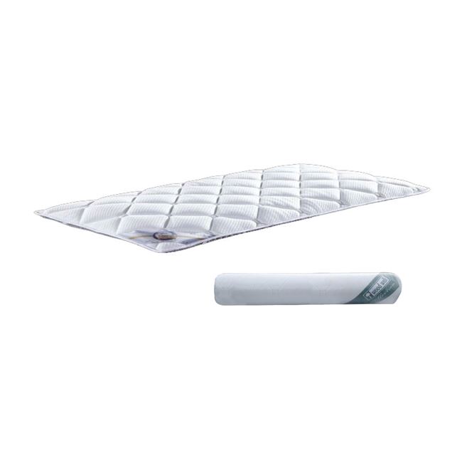 Топ матрак, Ε-00026224, Бял, Мемори пяна, 190х200х5см.