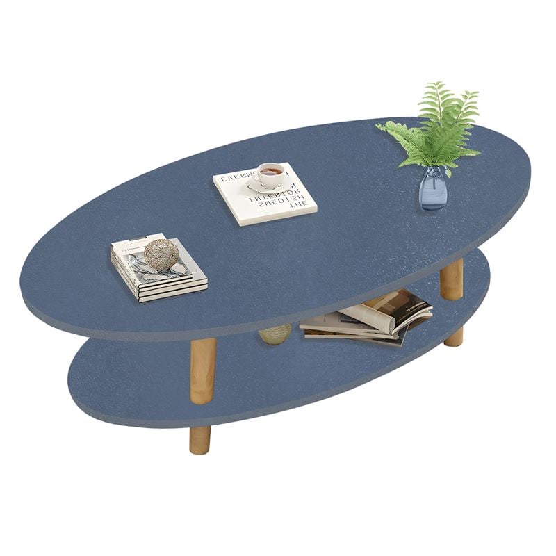 Маса за кафе, FINE, Сив-Натурален, Мдф, 100х50х43см.