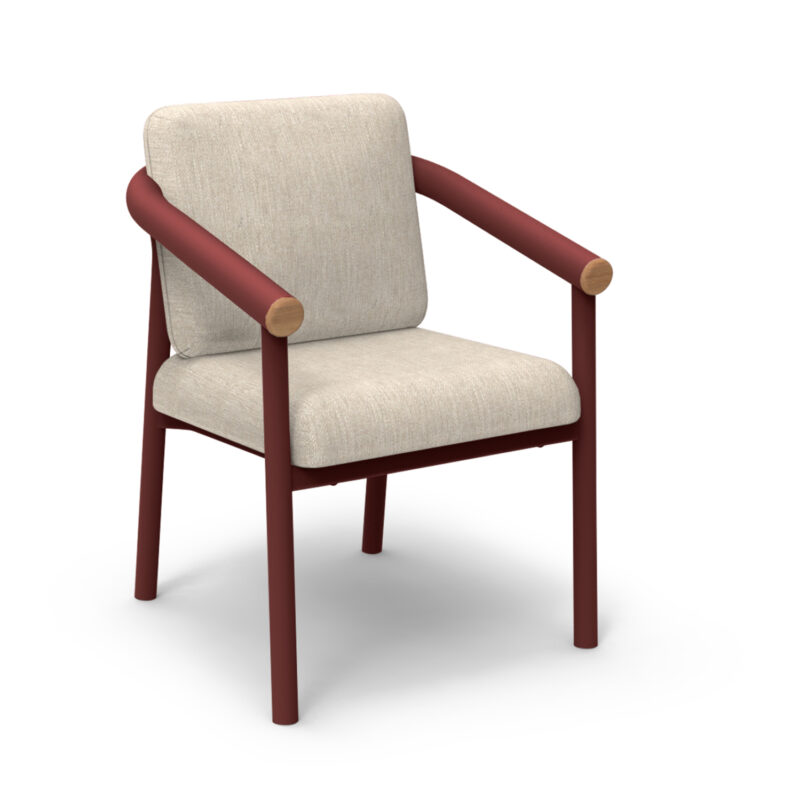 Стол, SM6239.05, Бежов, Текстил, 62х66х78см.