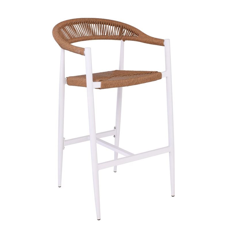 Бар стол, MADY, Натурален, Алуминий, 56х58х105см.