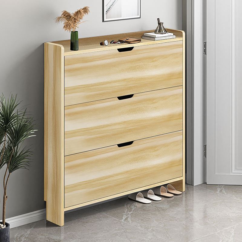 Шкаф за обувки, Ε-00025928, Натурален, Мдф, 80х17х115см.