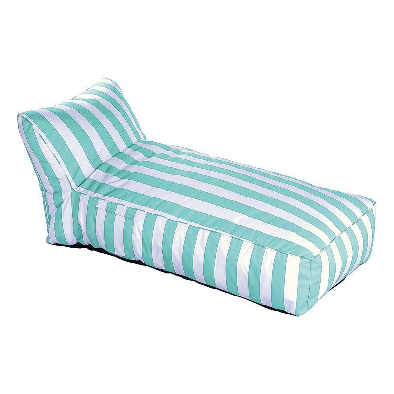 Пуф, TACO MAх Lounge, Бял, Текстил, 70х150х65см.