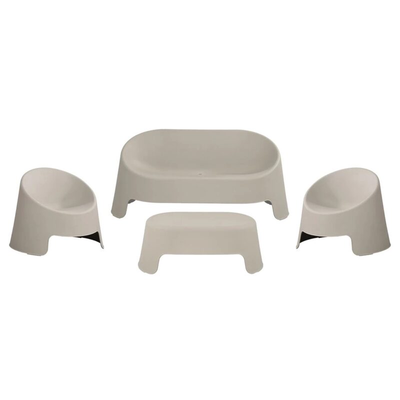 Комплект, COLT Set, Сив, Пластмаса, 100х58см.