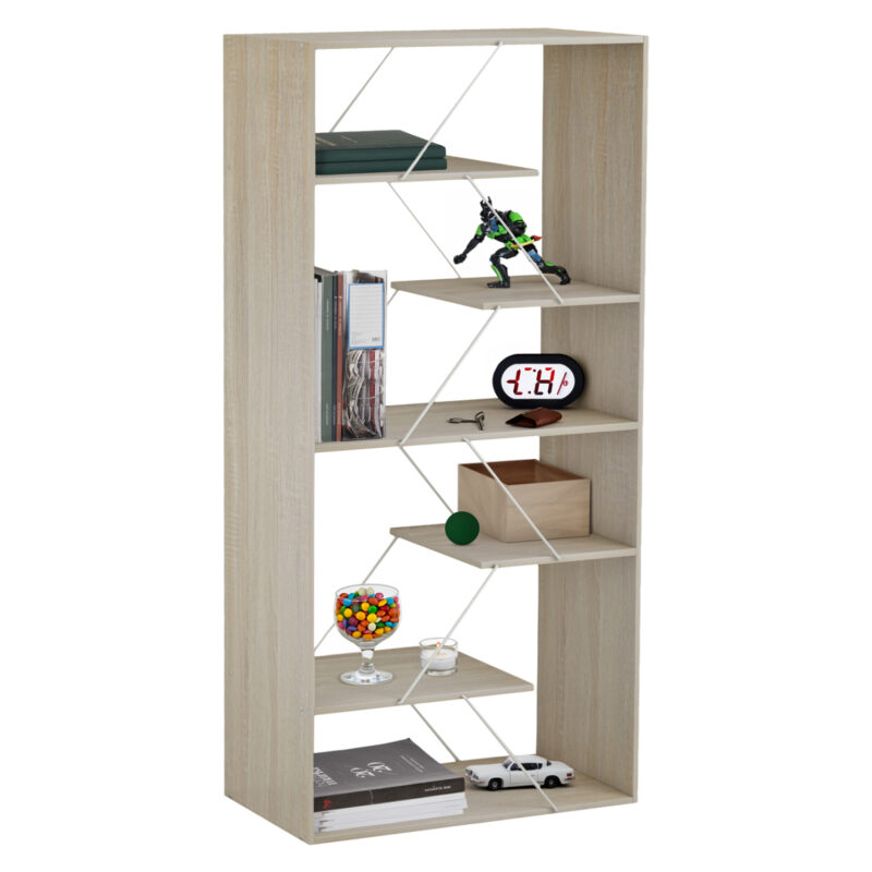 Библиотека, HM2240.11, Сонома, Пдч, 84х24х157см.