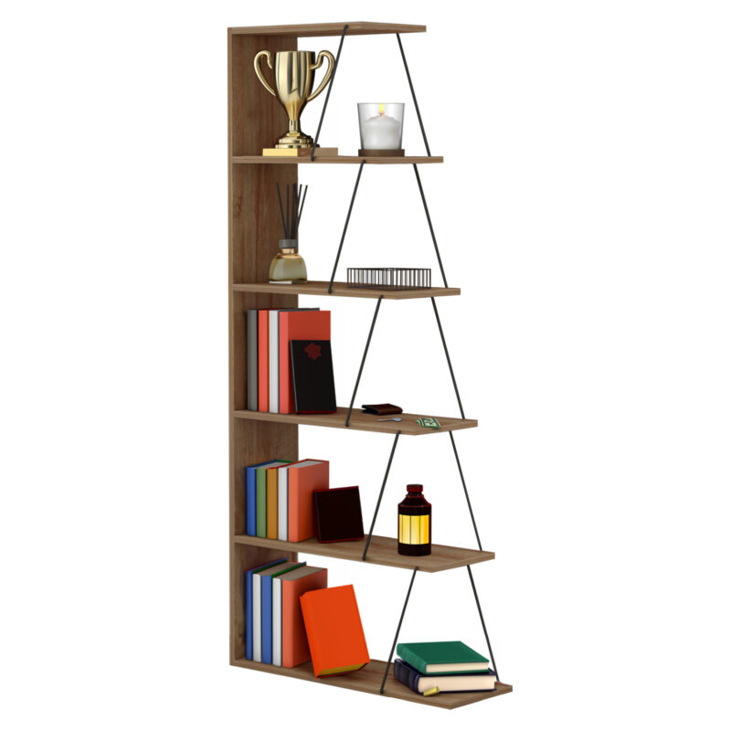 Библиотека, HM2241.14, Дъб, Пдч, 65х22х146см.