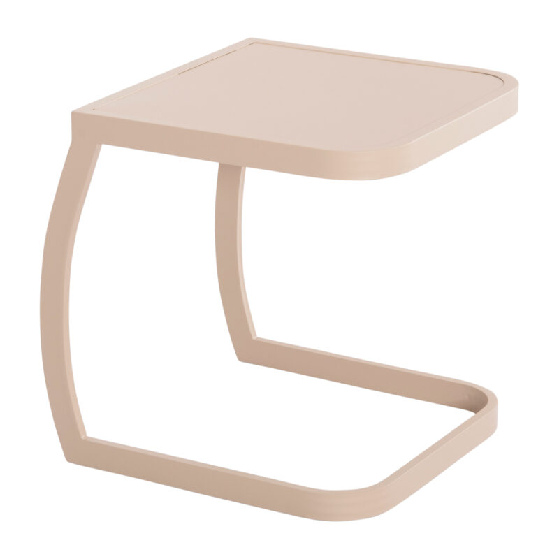 Маса, Rickon, Шампанско, Алуминий, 45.5х47х49см.