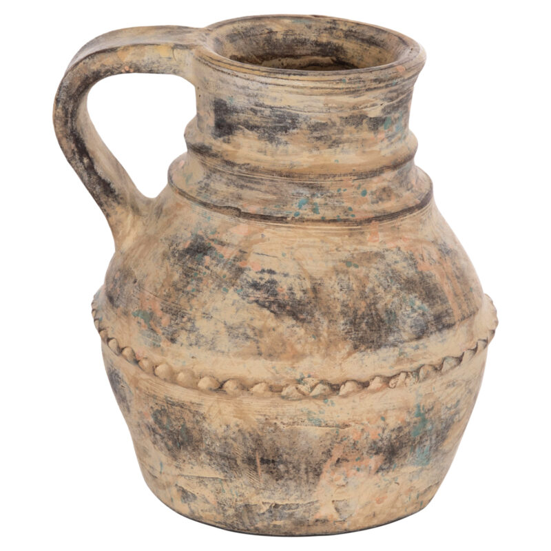 Ваза, VERMO, Кремав, Керамика, 20х20.5см.