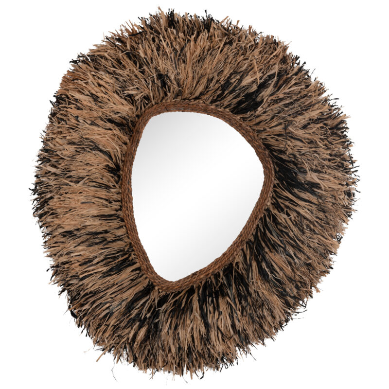 Огледало, GRESSO, Натурален, Растителни влакна, 90х105см.