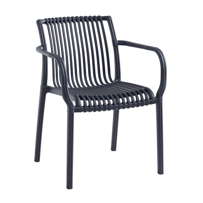 Фотьойл, MODENA, Антрацит, Пластмаса, 57х58х79см.