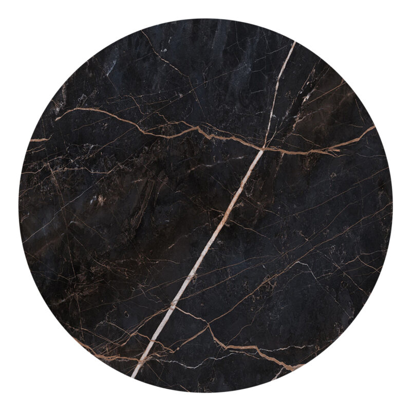 Плот за маса, HM5842.34, Черен, Hpl, Φ70см.