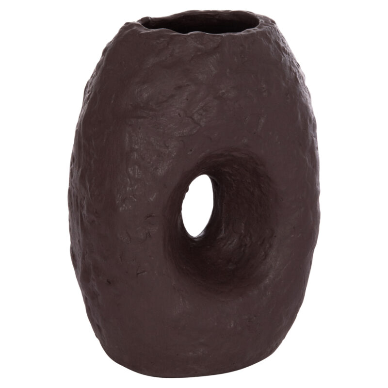 Ваза, HM4673.07L, Кафяв, Няма, 26.5х16х36см.