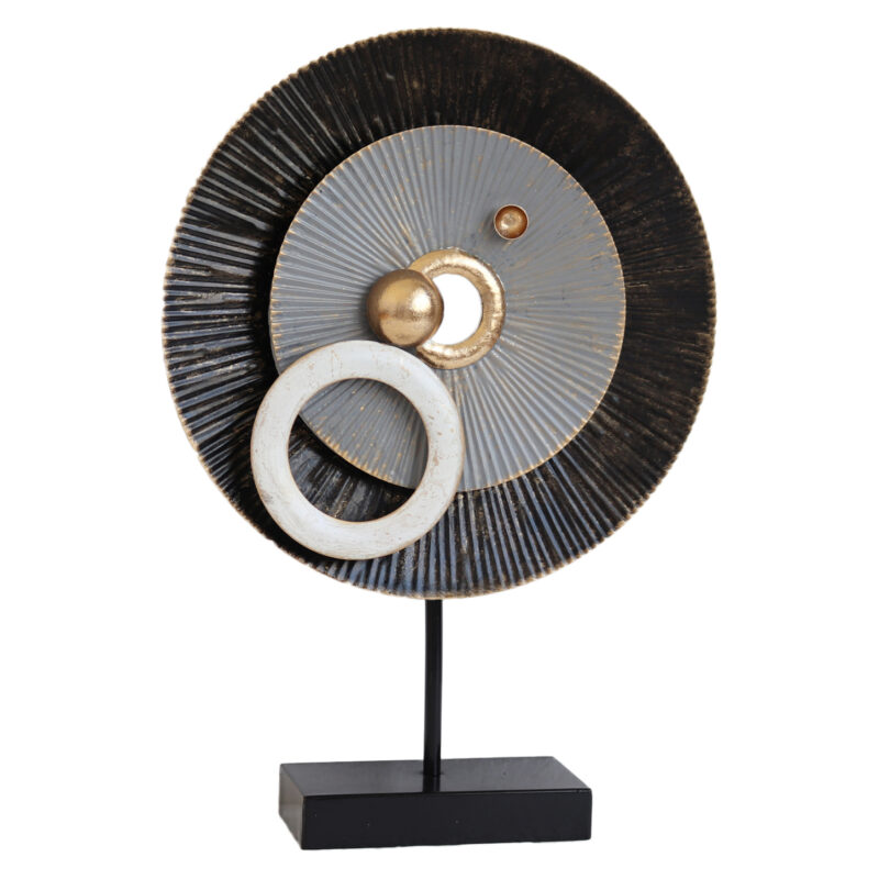 Декорация, HM7176, Златист, Метал, 33х8х47см.