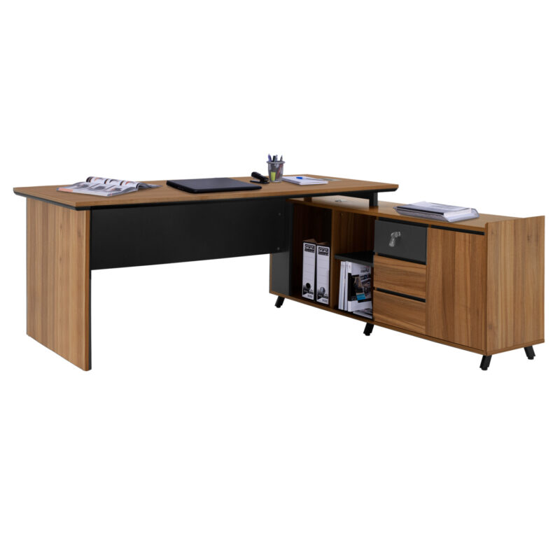 Библиотека, HM2384, Дъб, Пдч, 200х180х76см.