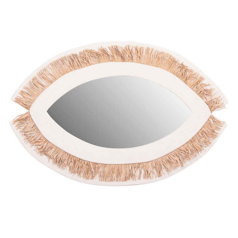 Огледало, SANTORINI, Бежов, Мдф, 81х1х54см.