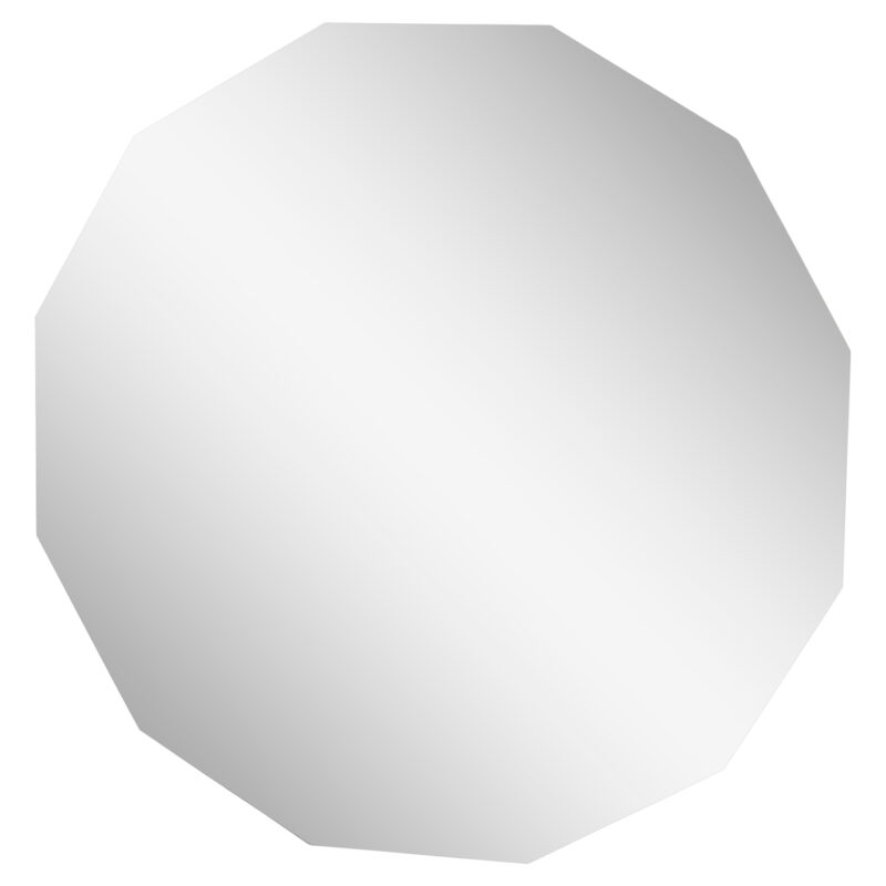 Огледало, CANE, Сив, Стъкло, Φ79.5см.