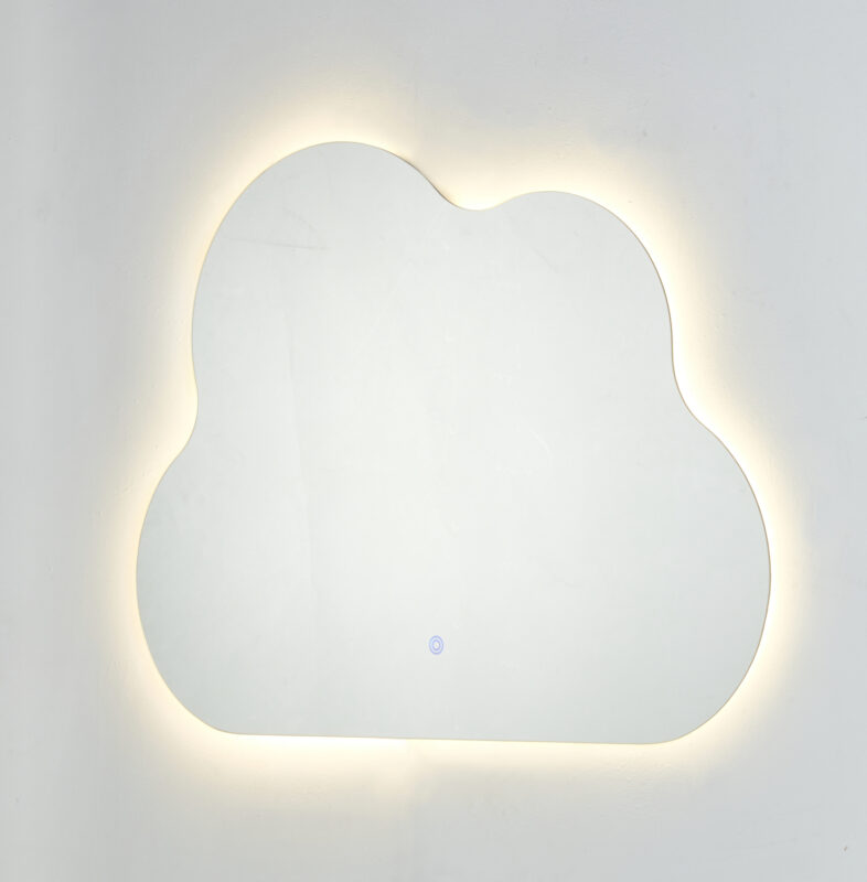 Огледало, TORCH, Сив, Пластмаса, 88х68см.