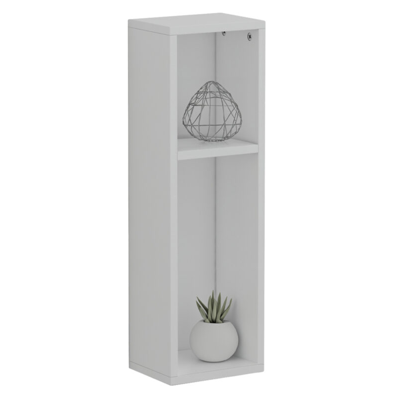 Нощно шкафче, Bonen, Бял, Пдч, 20х15х65см.