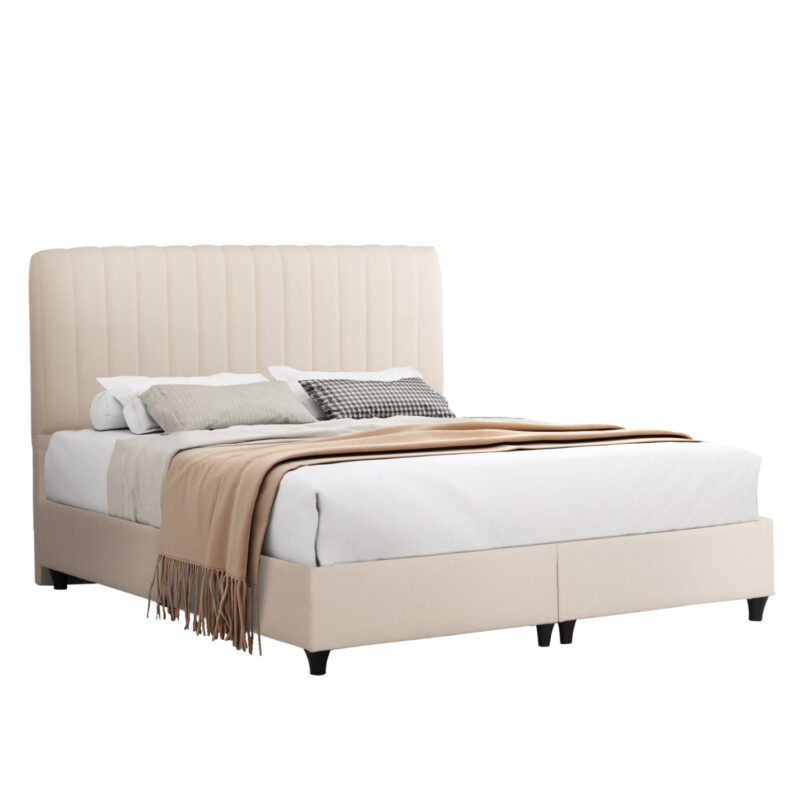 Двойно легло, Luther, Бежов, Текстил, 160х200см.