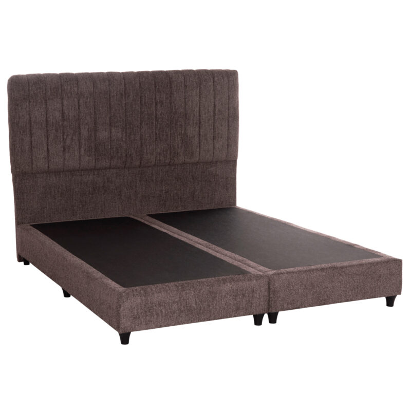 Легло, HILDA, Кафяв, Текстил, 160х200см.