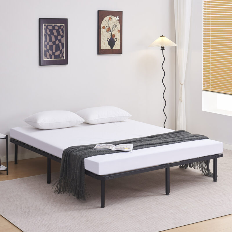 Основа за матрак, HM694.01, Черен, Метал, 200х160см.