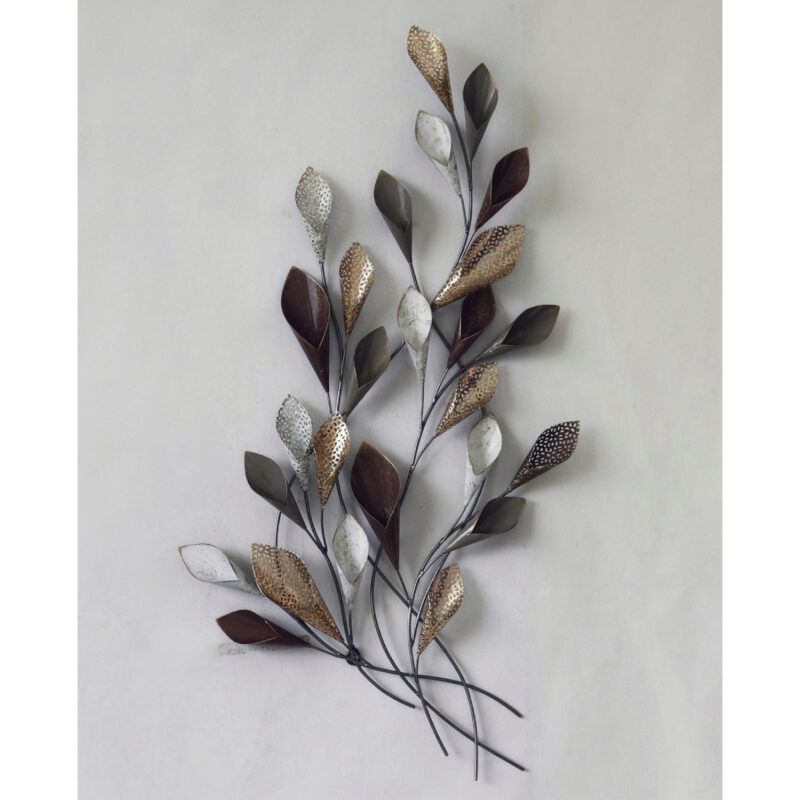 Декорация за стена, HM7159, Антрацит, Метал, 44х5.5х87см.