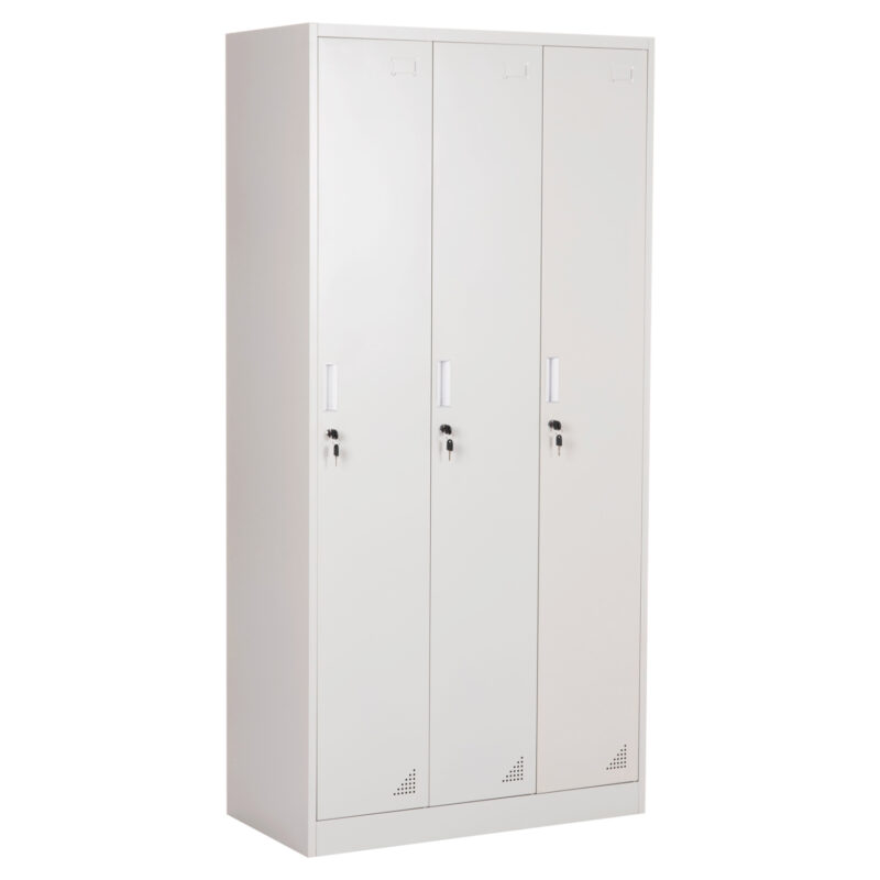 Шкаф, HM5634.11, Сив, Метал, 90х45х185см.