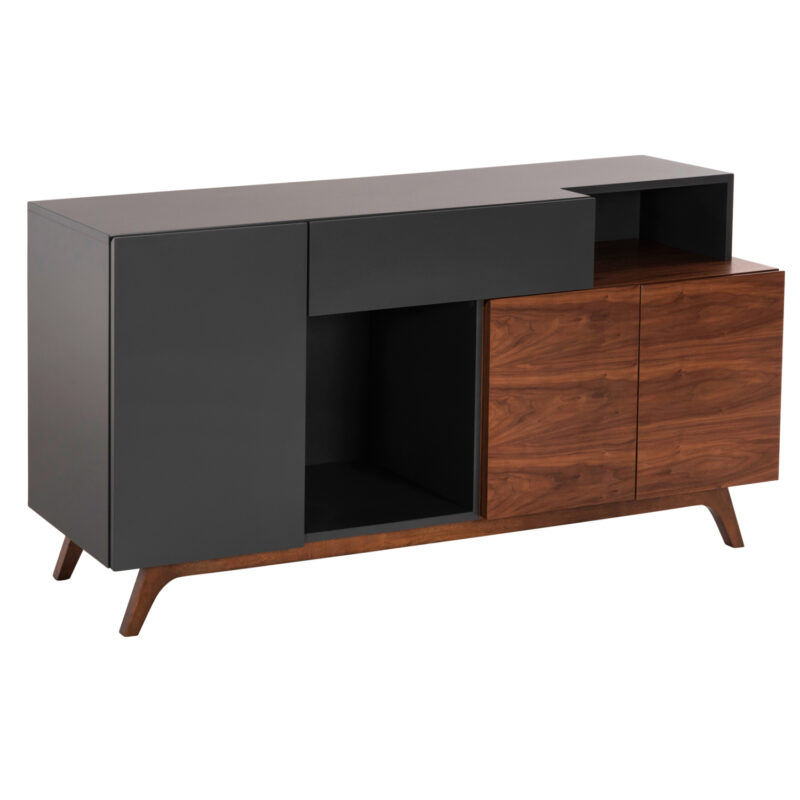 Шкаф, HM9747, Орех, Мдф, 167х28х80см.