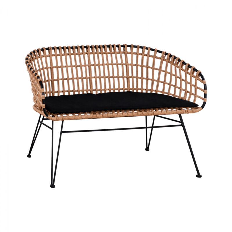 Пейка, HM5692, Бежов, Естествен ратан, 124х57х77см.