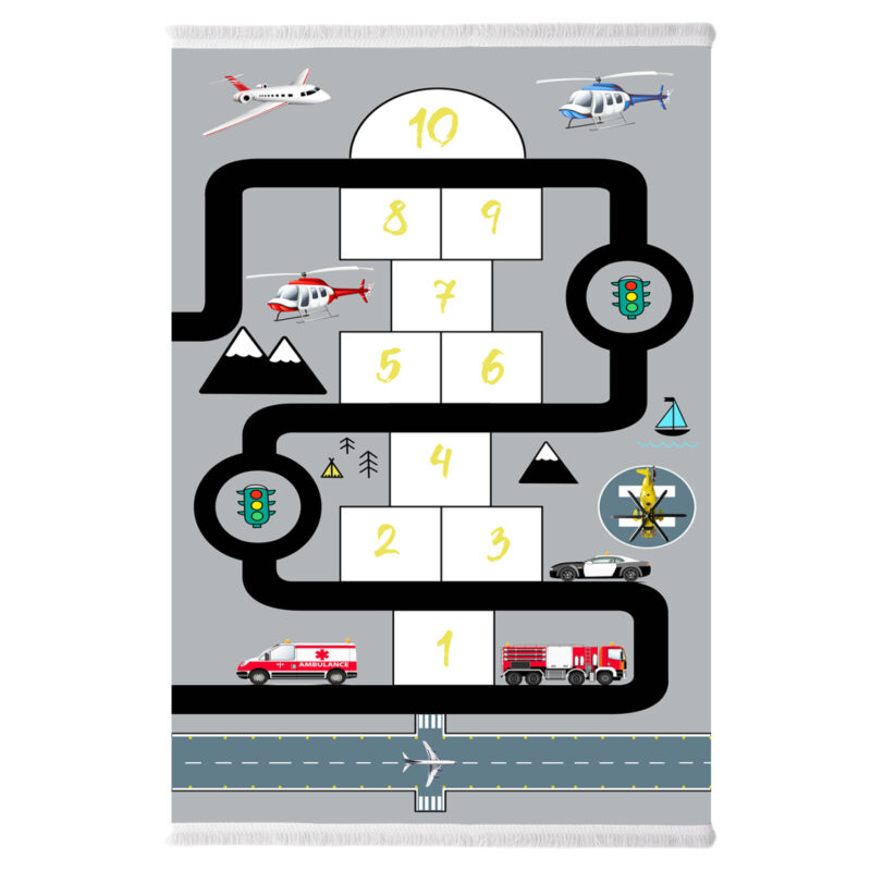 Килим, HM7679.10, Сив, Текстил, 120х180см.