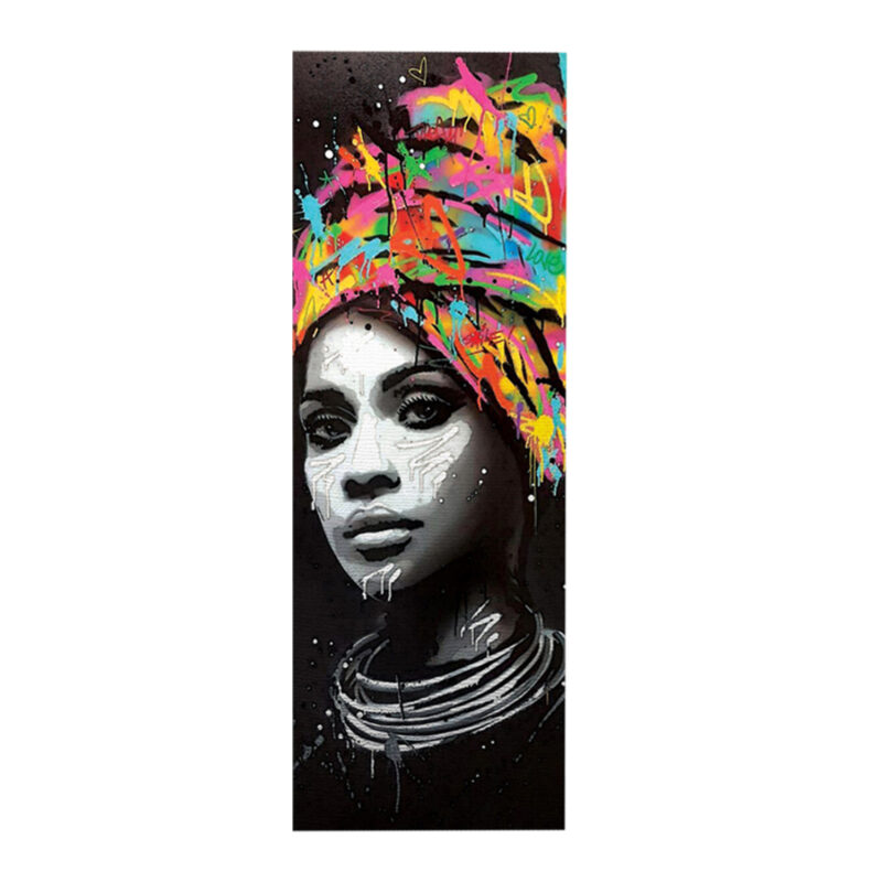 Картина, GIRL WITH TURBAN, Многоцветен, Канава, 80х3х30см.