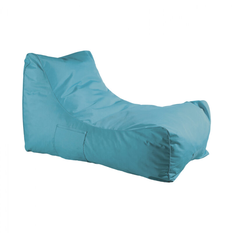 Пуф, Bloom, Син, Текстил, 106х70х61см.