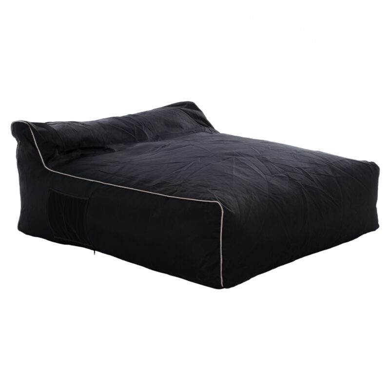 Пуф, Yamin, Антрацит, Текстил, 140х140х60см.