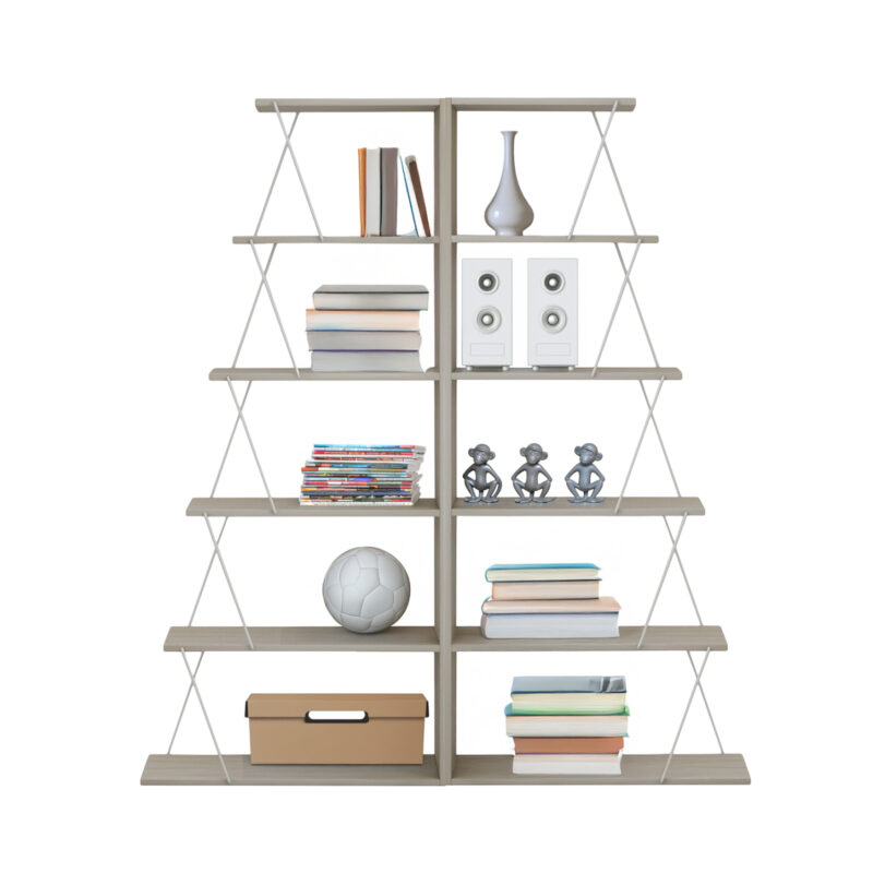 Библиотека, HM11772.11, Сонома, Пдч, 65х24х146см.