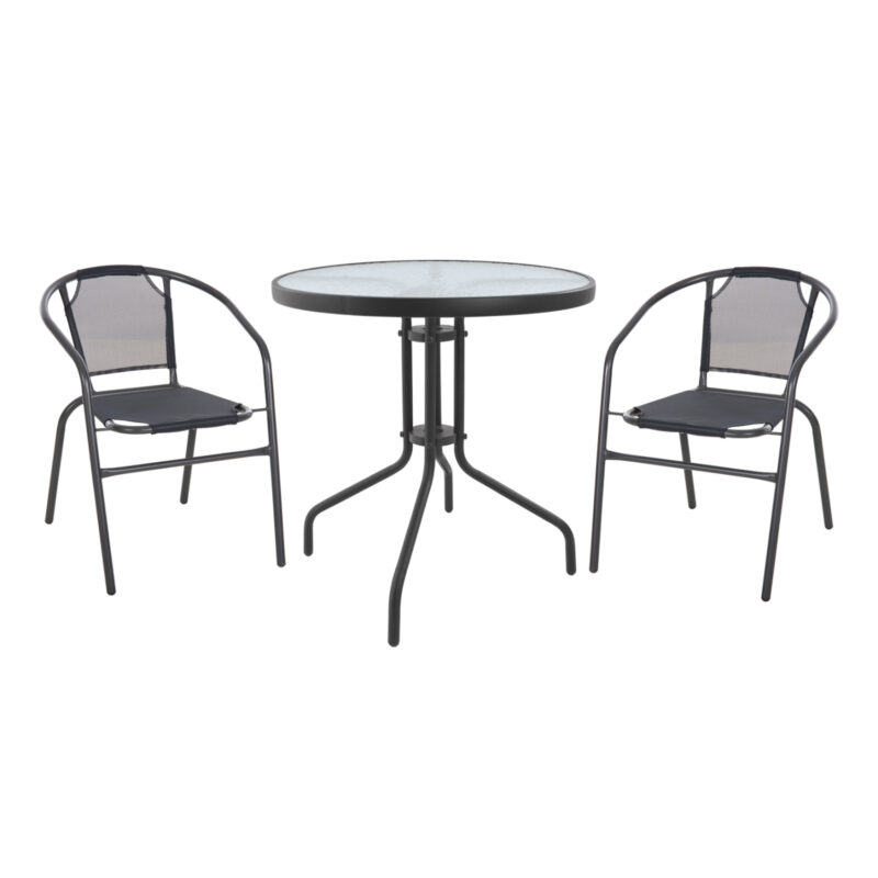 Градински комплект, HM10711, Антрацит, Метал