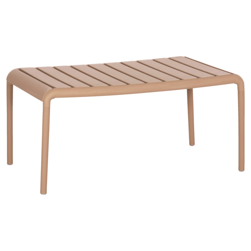 Маса за кафе, HM6334.04, Капучино, Алуминий, 100х60х46см.