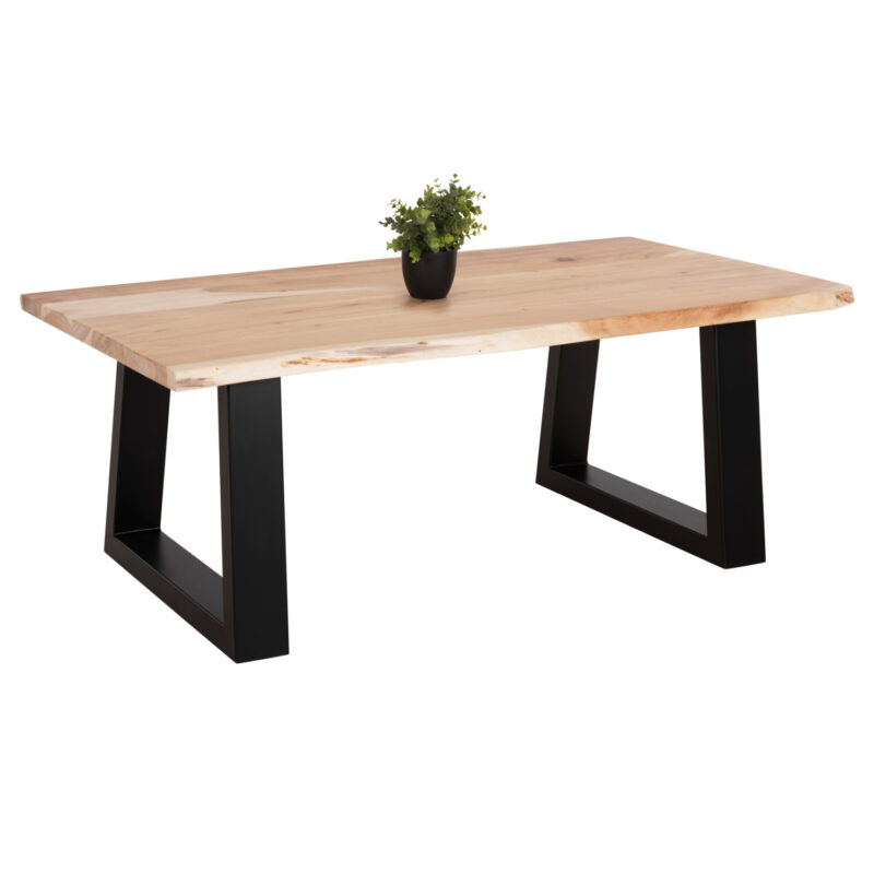 Маса, HM8502.21, Натурален, Дърво, 115х65х41см.