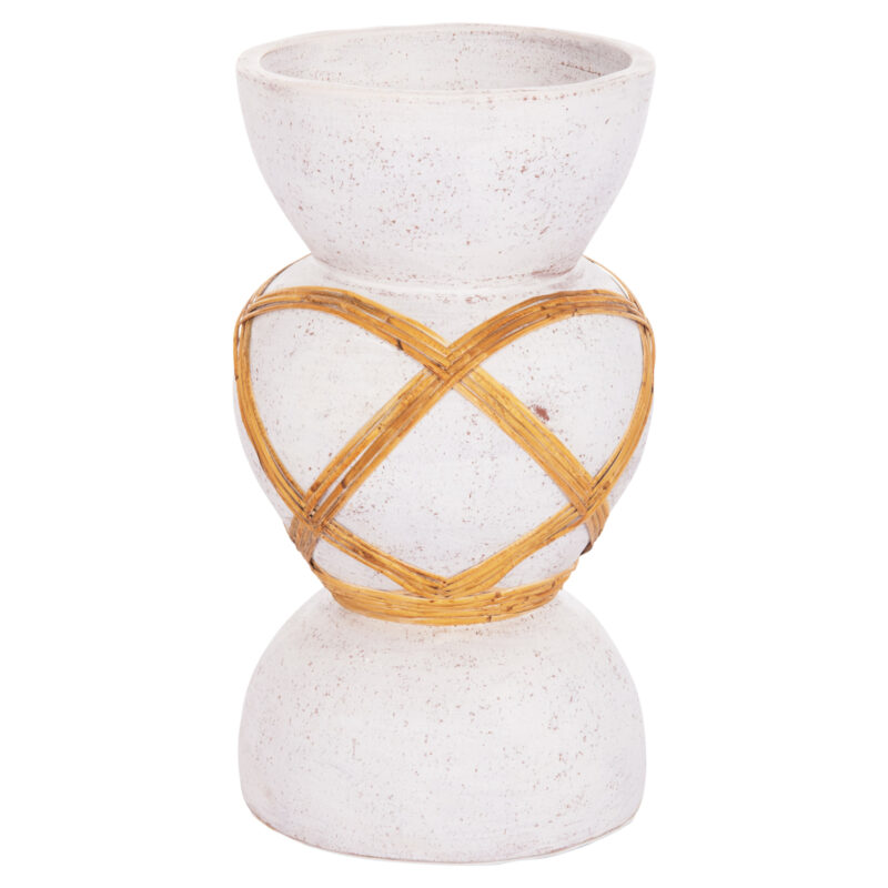 Ваза, HM4672.02S, Натурален, Ратан, 27.5х50см.