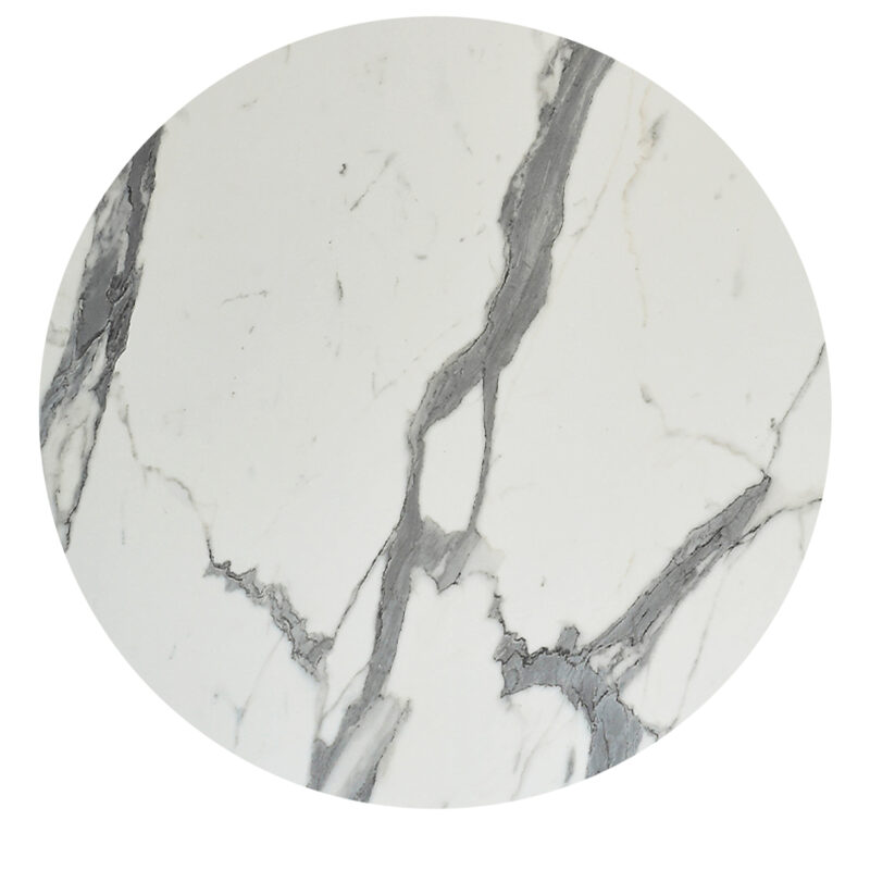 Плот за маса, HM6351.31, Бял, Hpl, Φ120см.