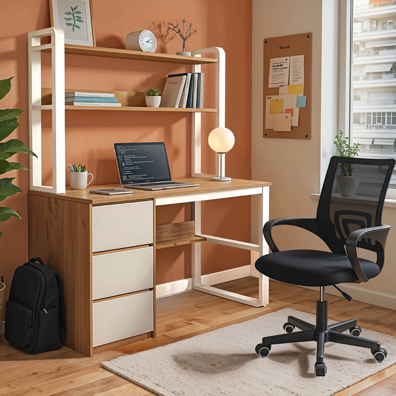 Комплект, Student office furniture package Focus, 120x60x75см.