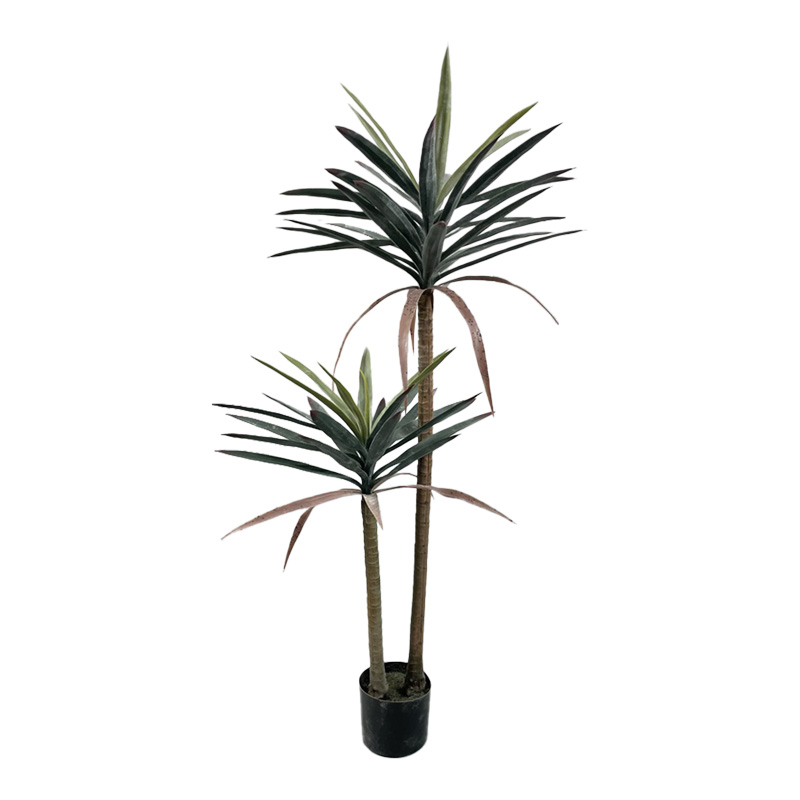 Изкуствено растение, Зелен, Пластмаса, Dracaena, Ф125см.