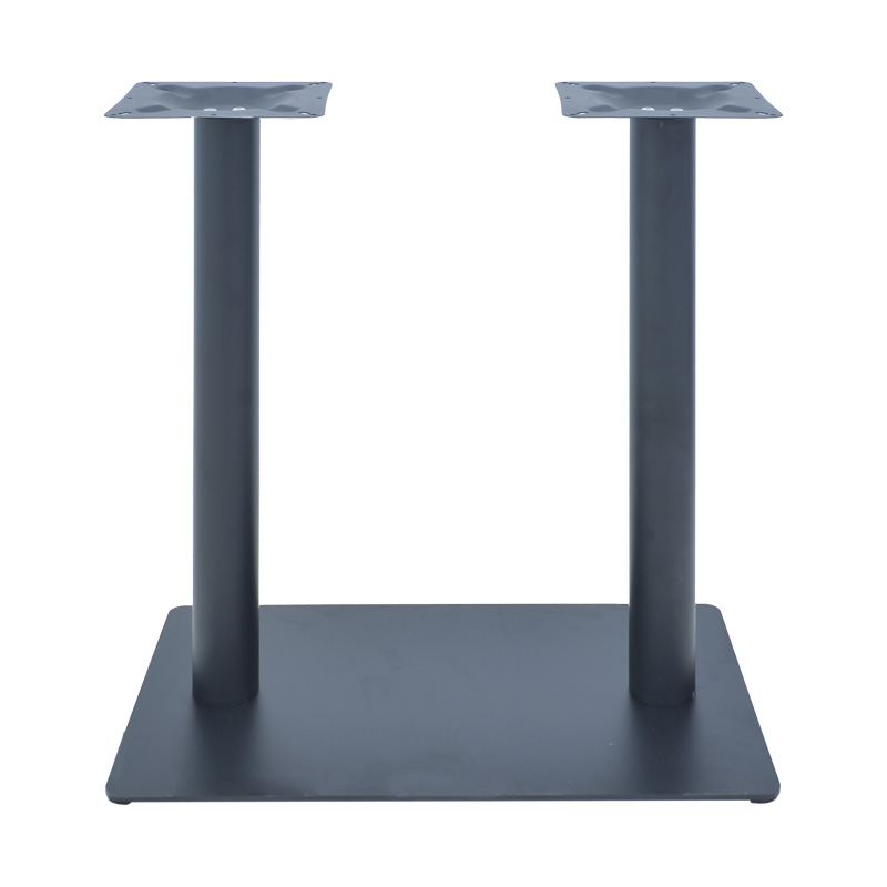 Основа за маса, Givosa, Черен, Метал, 70х40х108см.