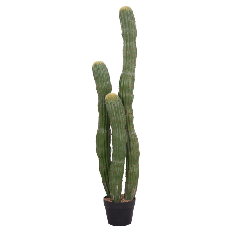Изкуствено растение, Cactus, Зелен, Пластмаса, 17.5х115см.