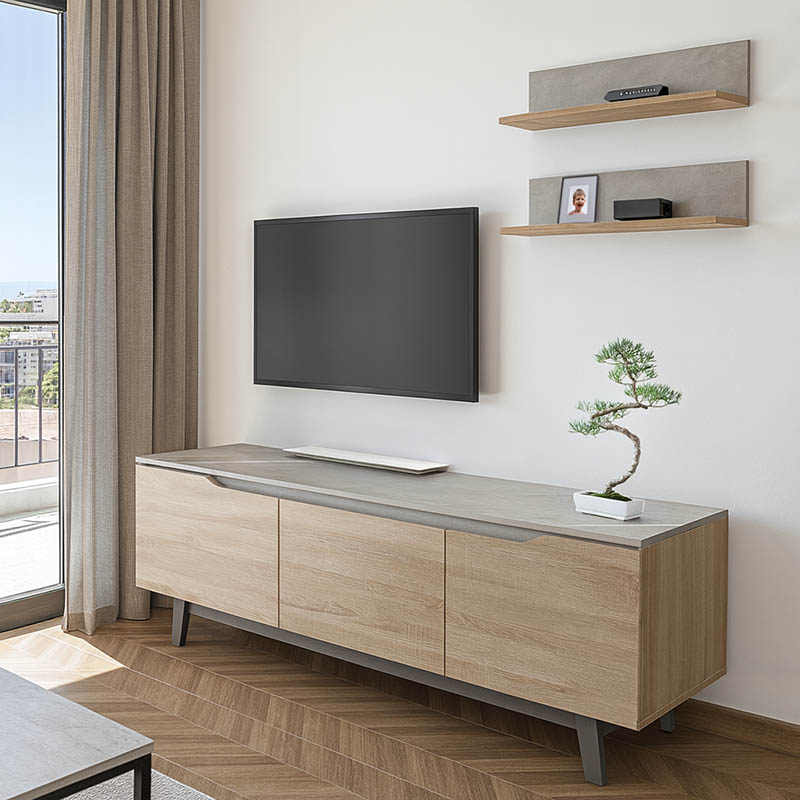 Комплект за всекидневна стая, Сонома, Пдч, Kasia, 180х35х48.5см.