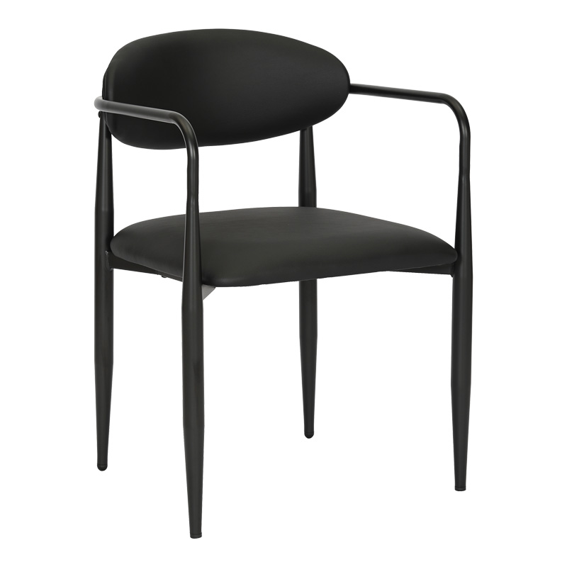 Фотьойл, Kalone, Черен, Изкуствена кожа, 56х55х78см.